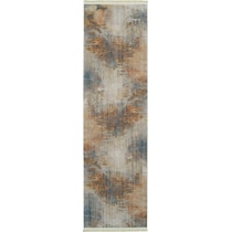 akela orange rug   