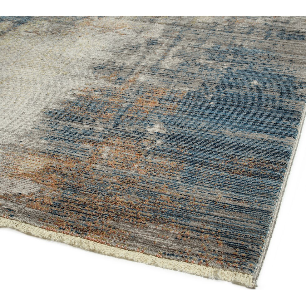 akela orange rug   