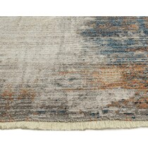 akela orange rug   