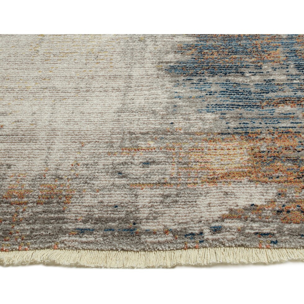 akela orange rug   