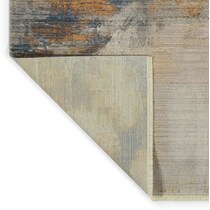 akela orange rug   