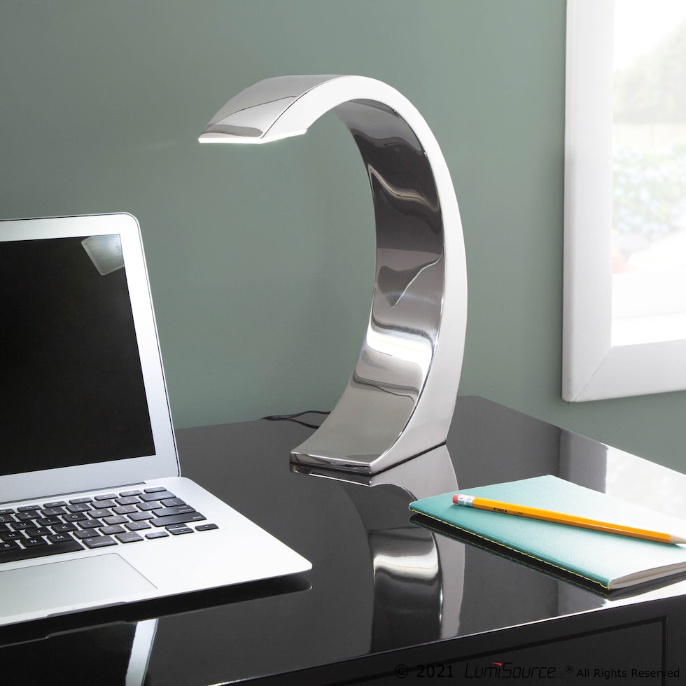 alamere stainless steel table lamp   