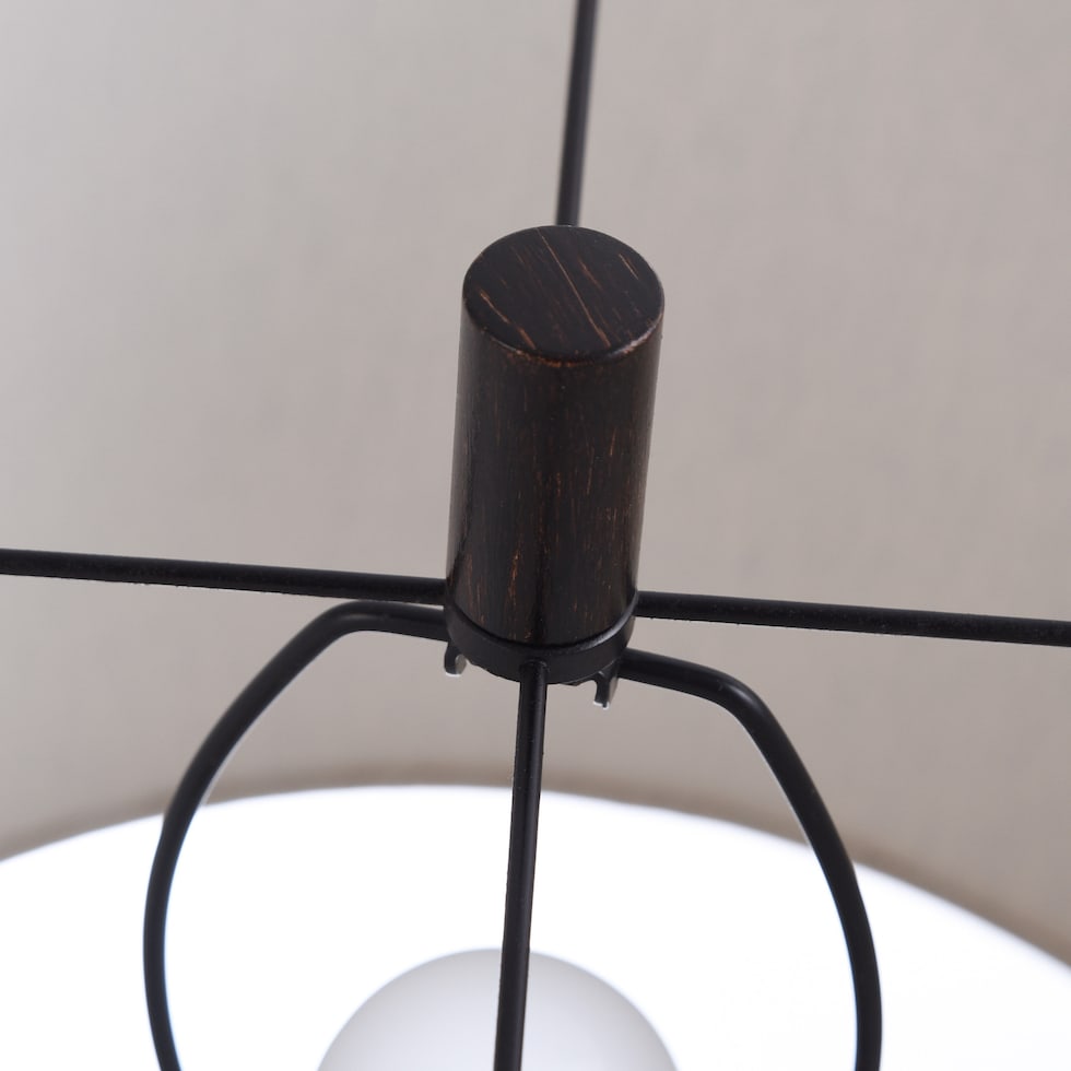 alamos gray table lamp   