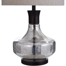 alamos gray table lamp   