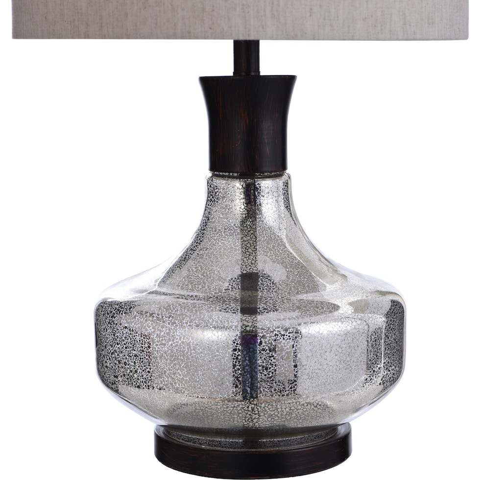 alamos gray table lamp   