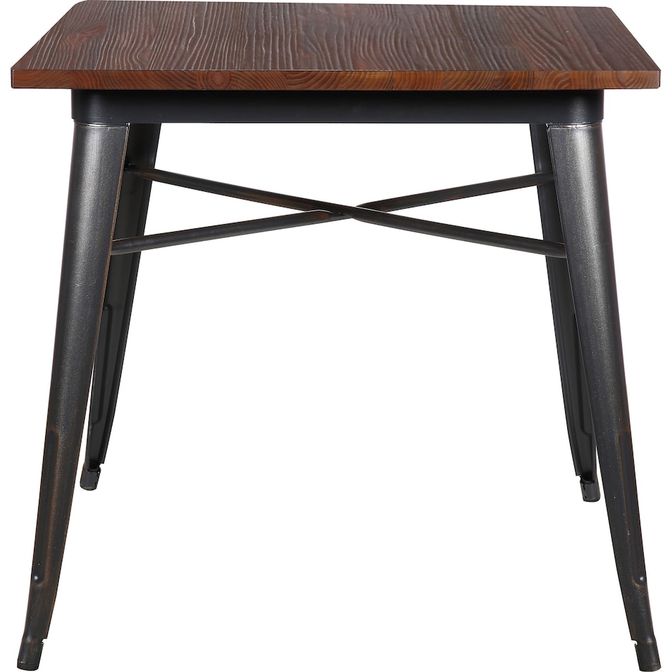 alanis black dining table   