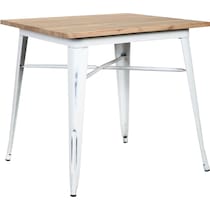 alanis white dining table   