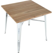 alanis white dining table   