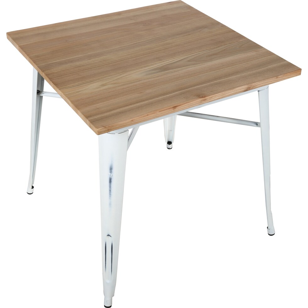 alanis white dining table   