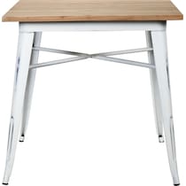 alanis white dining table   