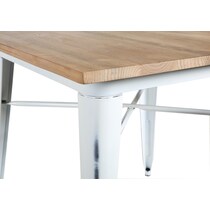 alanis white dining table   
