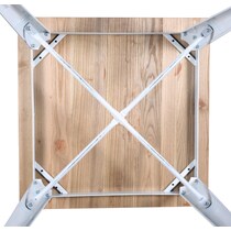 alanis white dining table   