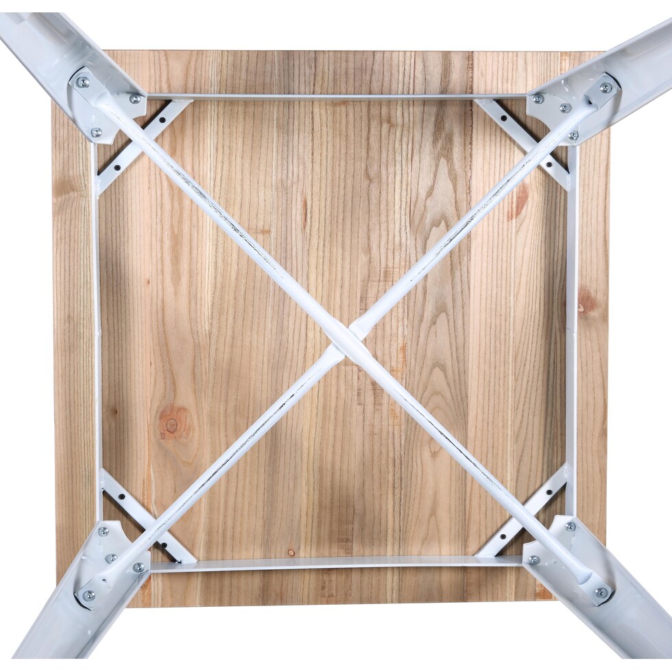 alanis white dining table   
