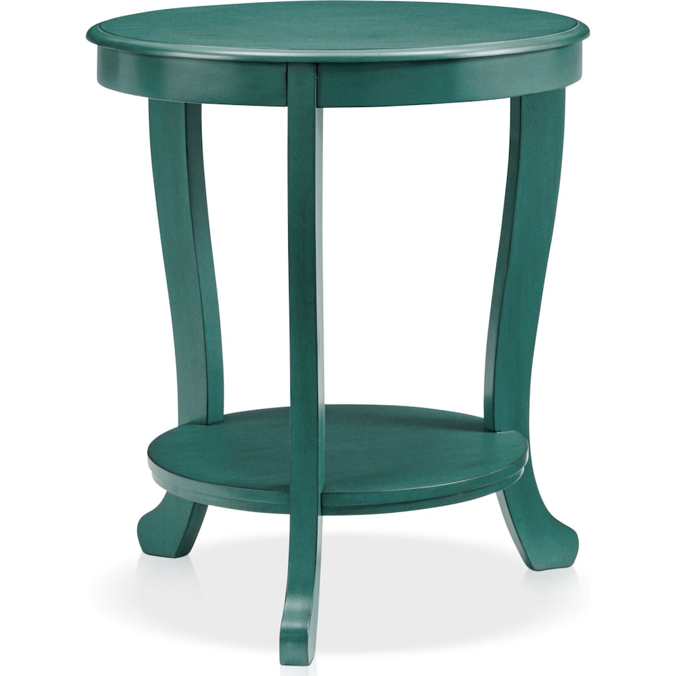 albert blue side table   