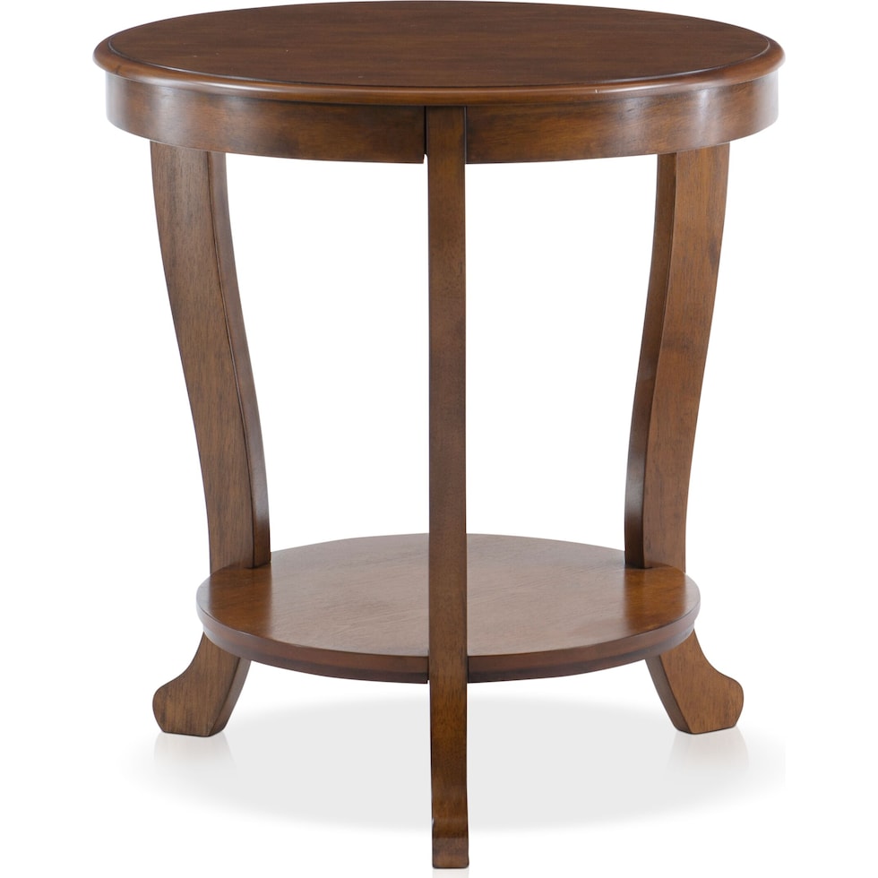 albert dark brown side table   