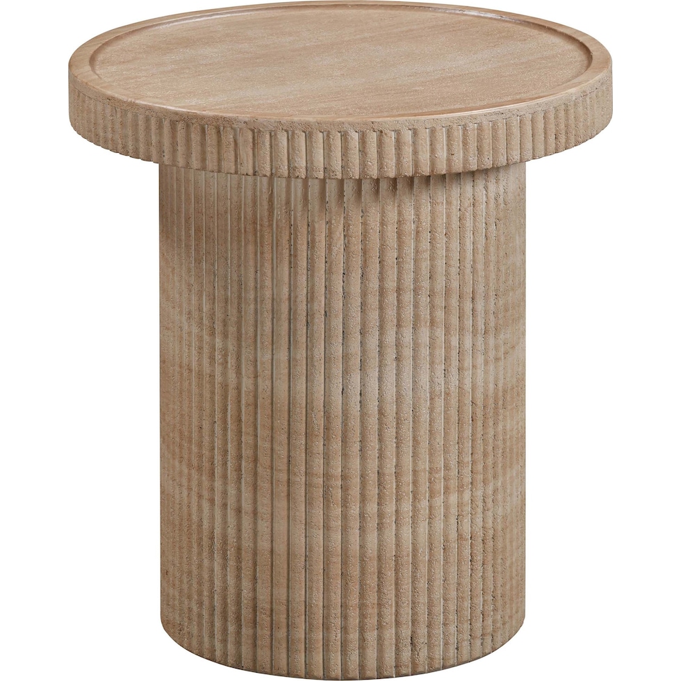 albuquerque light brown accent table   