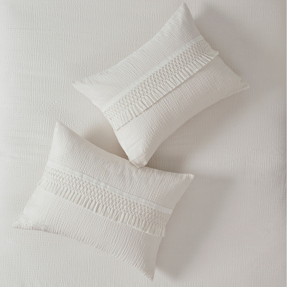 alden white king bedding set   