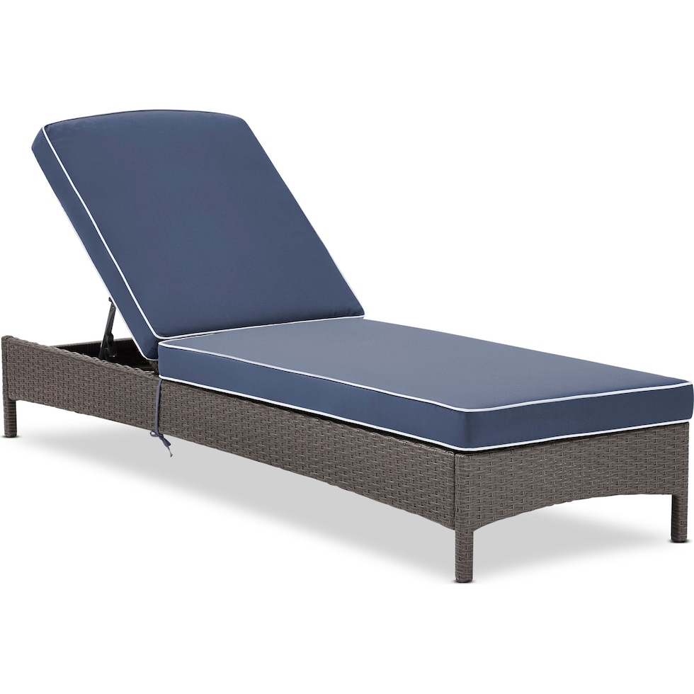 aldo outdoor blue outdoor chaise   