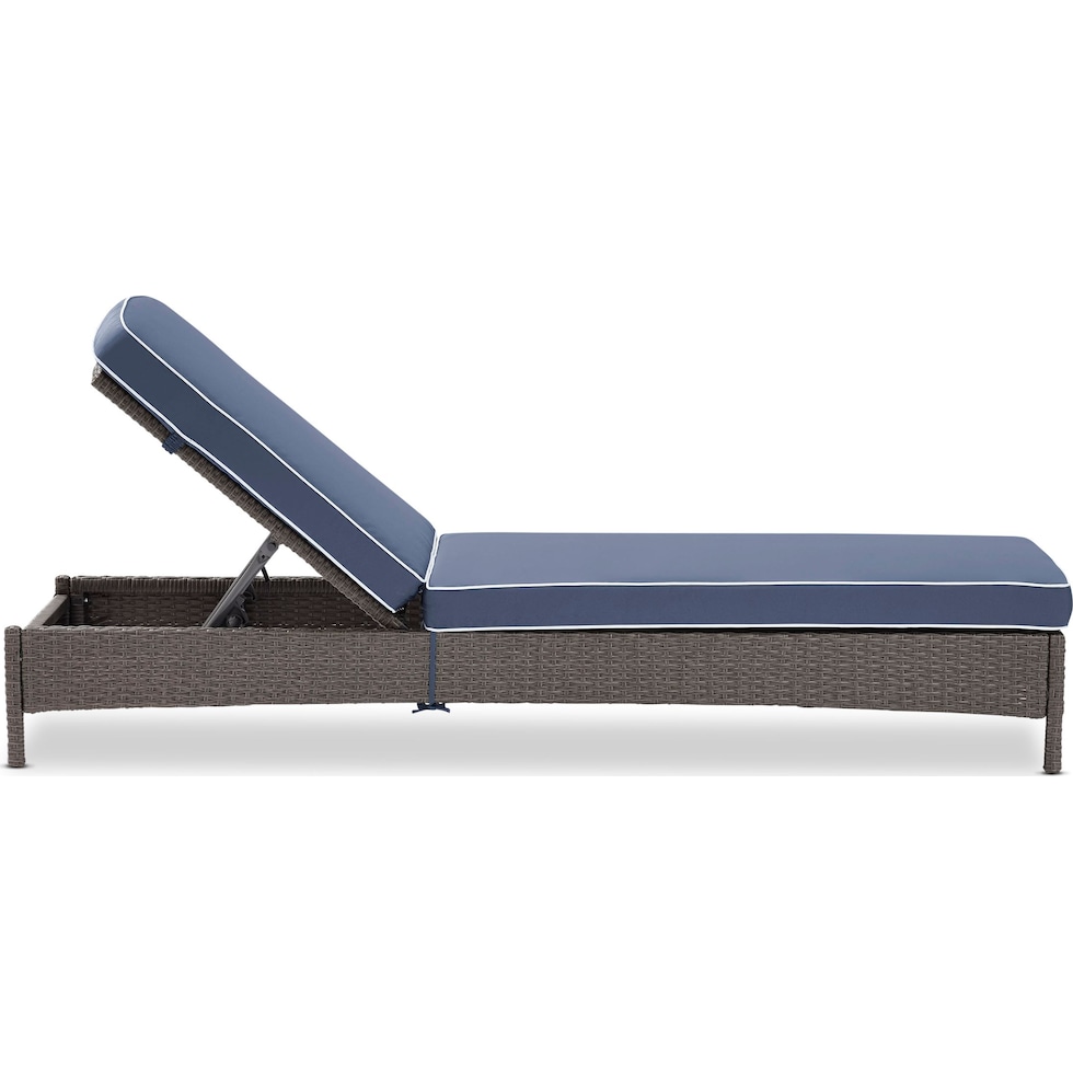 aldo outdoor blue outdoor chaise   