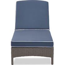 aldo outdoor blue outdoor chaise   