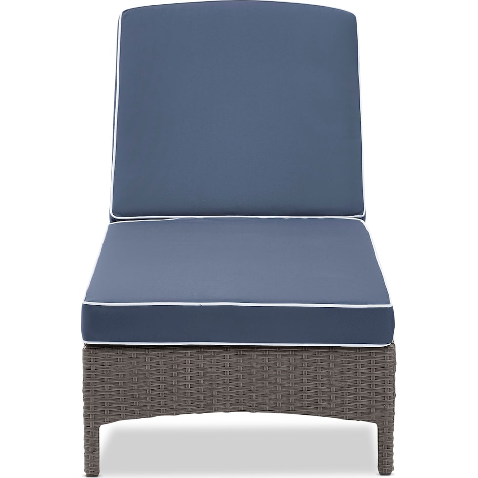 aldo outdoor blue outdoor chaise   