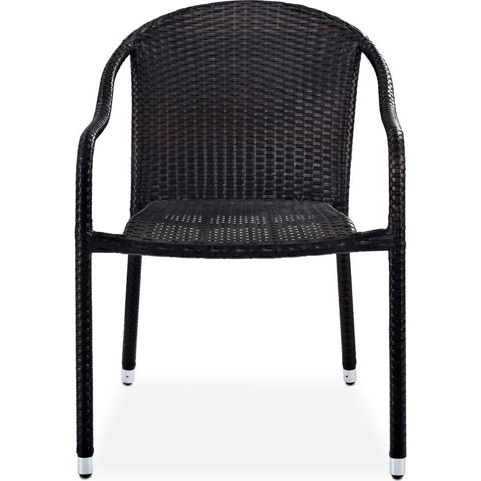 aldo outdoor dark brown outdoor chair set   
