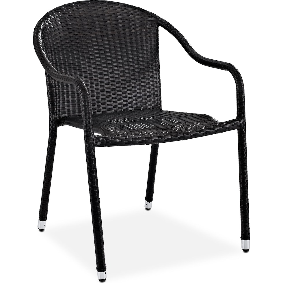 aldo outdoor dark brown outdoor chair set   