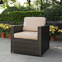 aldo outdoor dark brown outdoor chair   