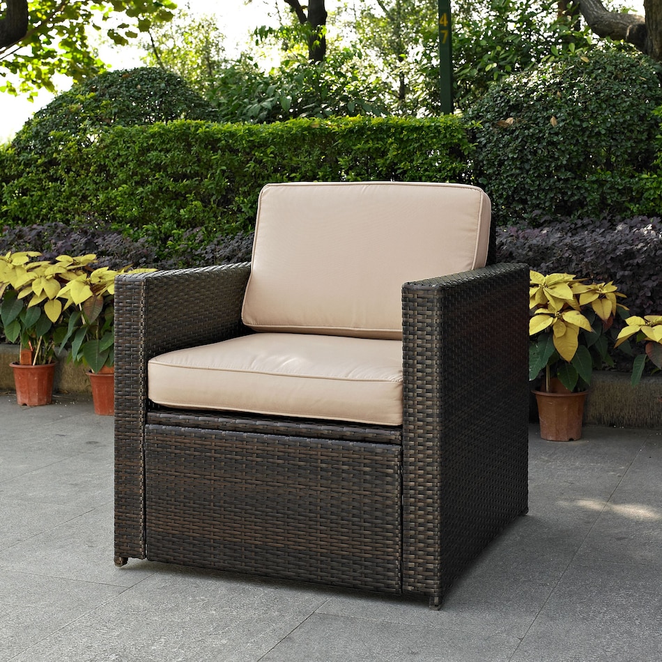aldo outdoor dark brown outdoor chair   