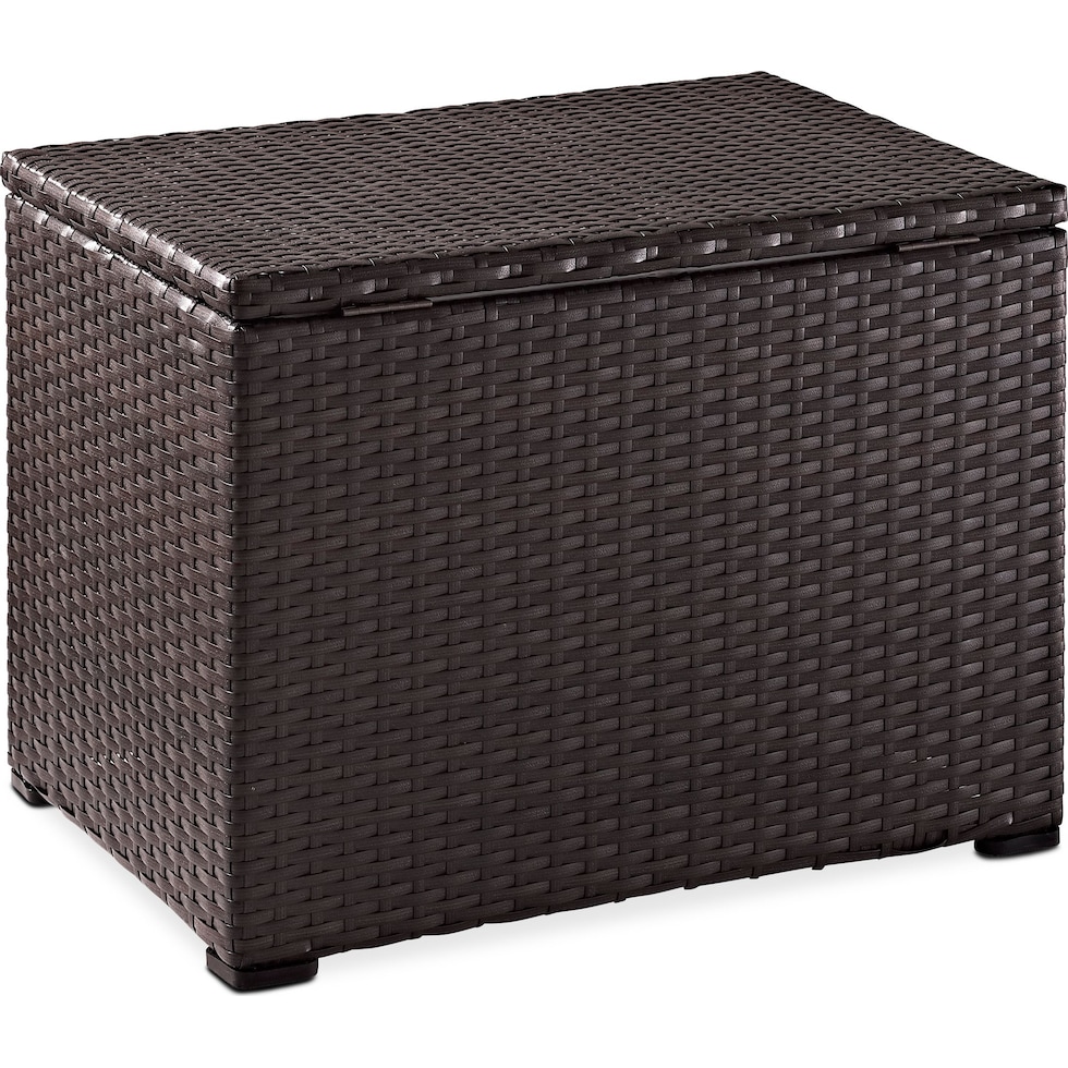 aldo outdoor dark brown outdoor cooler   