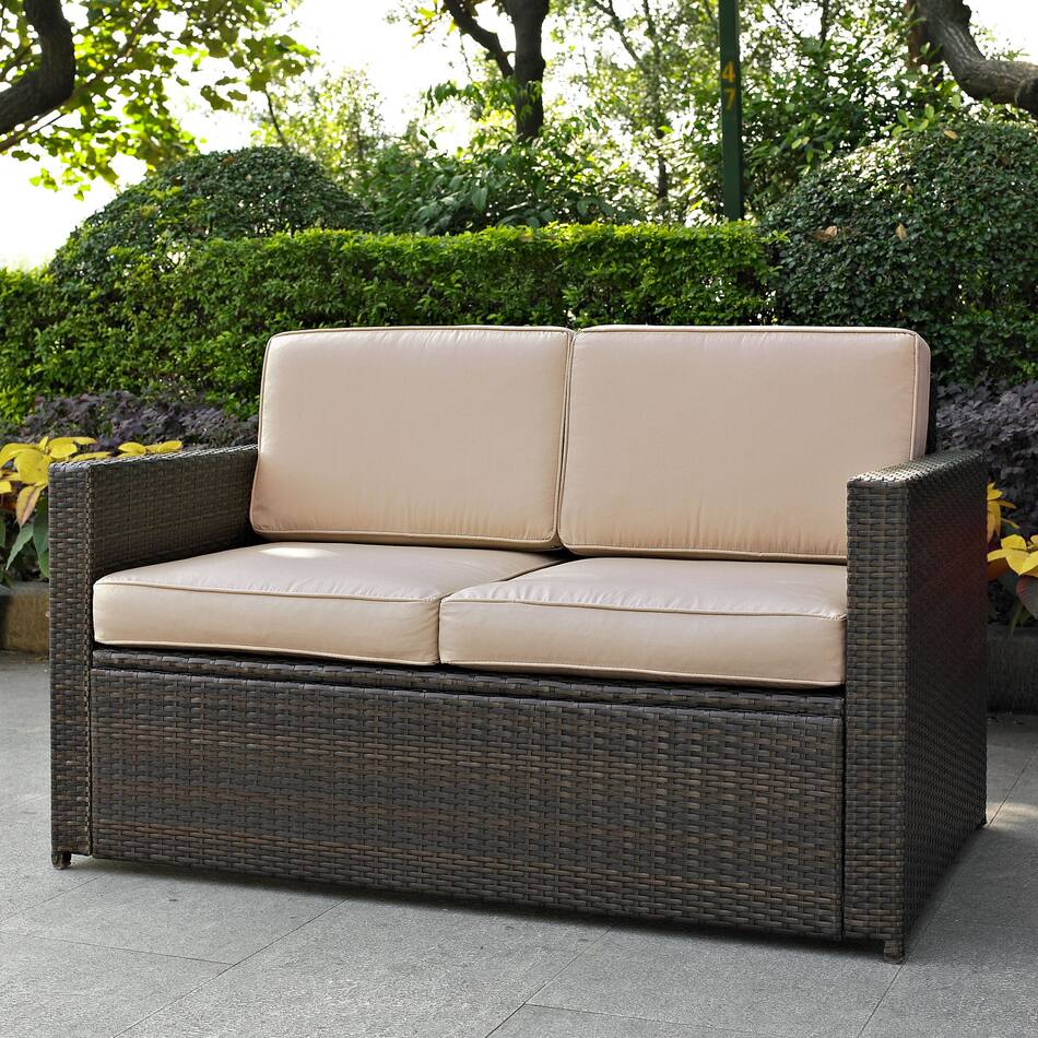 Aldo Outdoor Loveseat American Signature Furniture