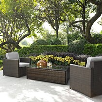 aldo outdoor gray outdoor chair set   