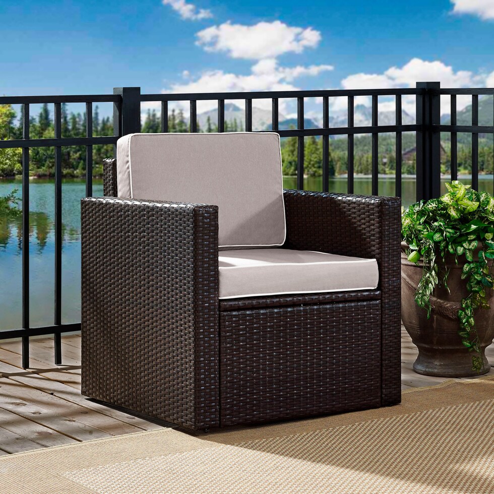 aldo outdoor gray outdoor chair   