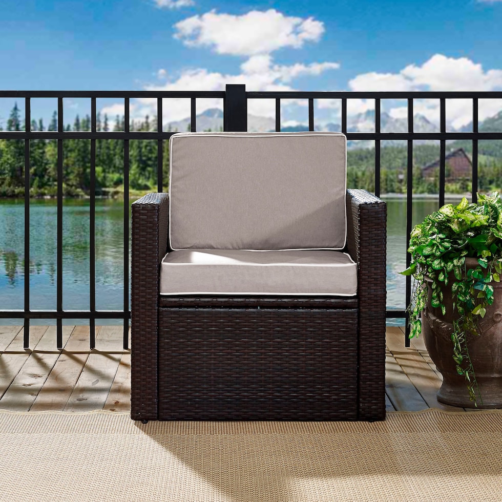 aldo outdoor gray outdoor chair   