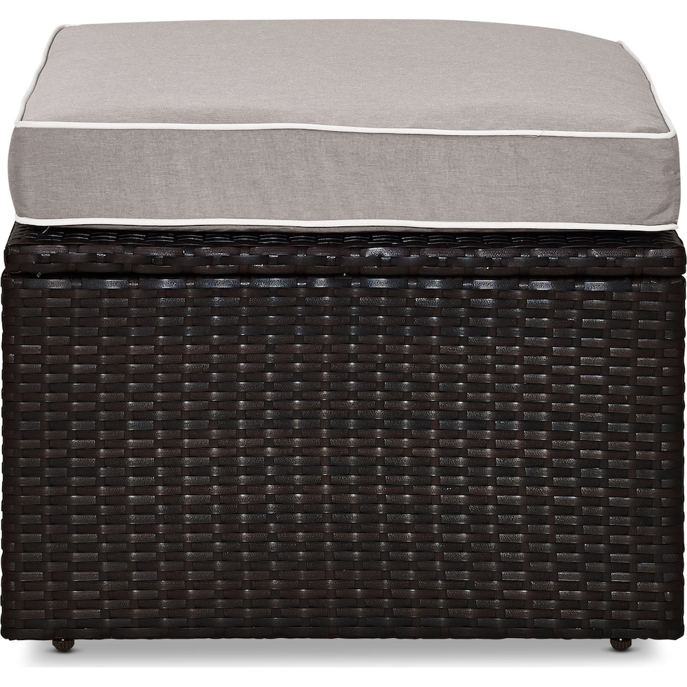 aldo outdoor gray outdoor ottoman   