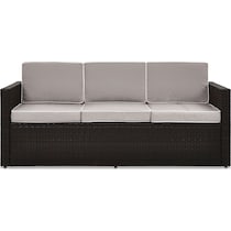 aldo outdoor gray outdoor sofa   