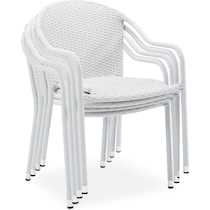 aldo outdoor white outdoor chair set   