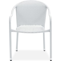 aldo outdoor white outdoor chair set   