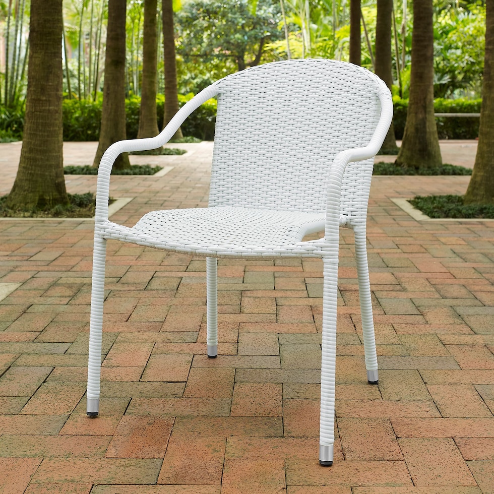 aldo outdoor white outdoor chair set   