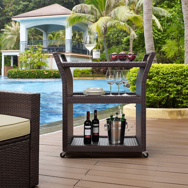 Outdoor Furniture - Aldo Outdoor Bar Cart