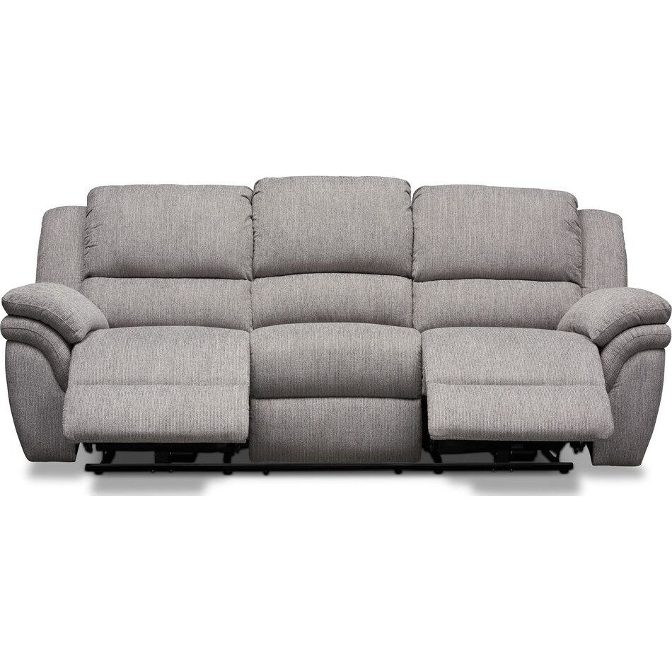 aldo gray  pc manual reclining living room   