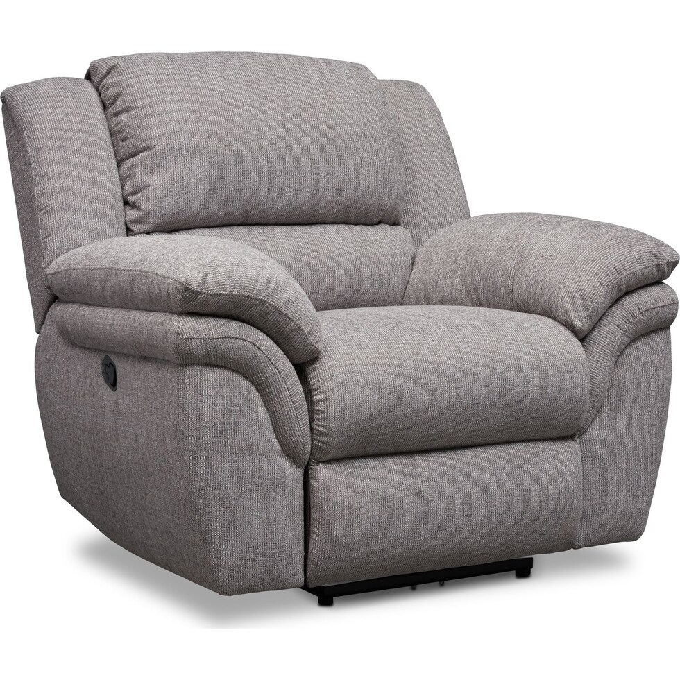 aldo gray  pc manual reclining living room   