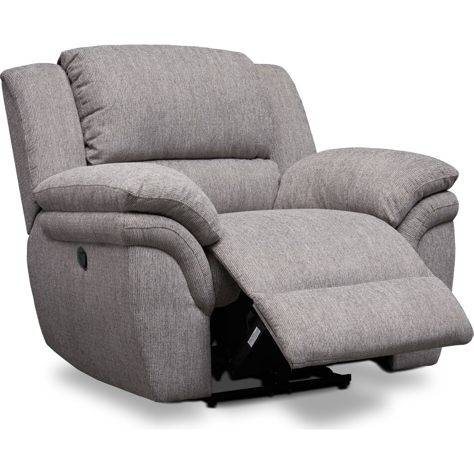 aldo gray  pc manual reclining living room   