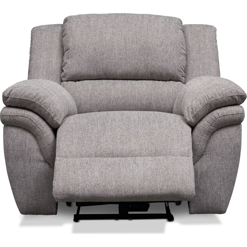 aldo gray  pc manual reclining living room   