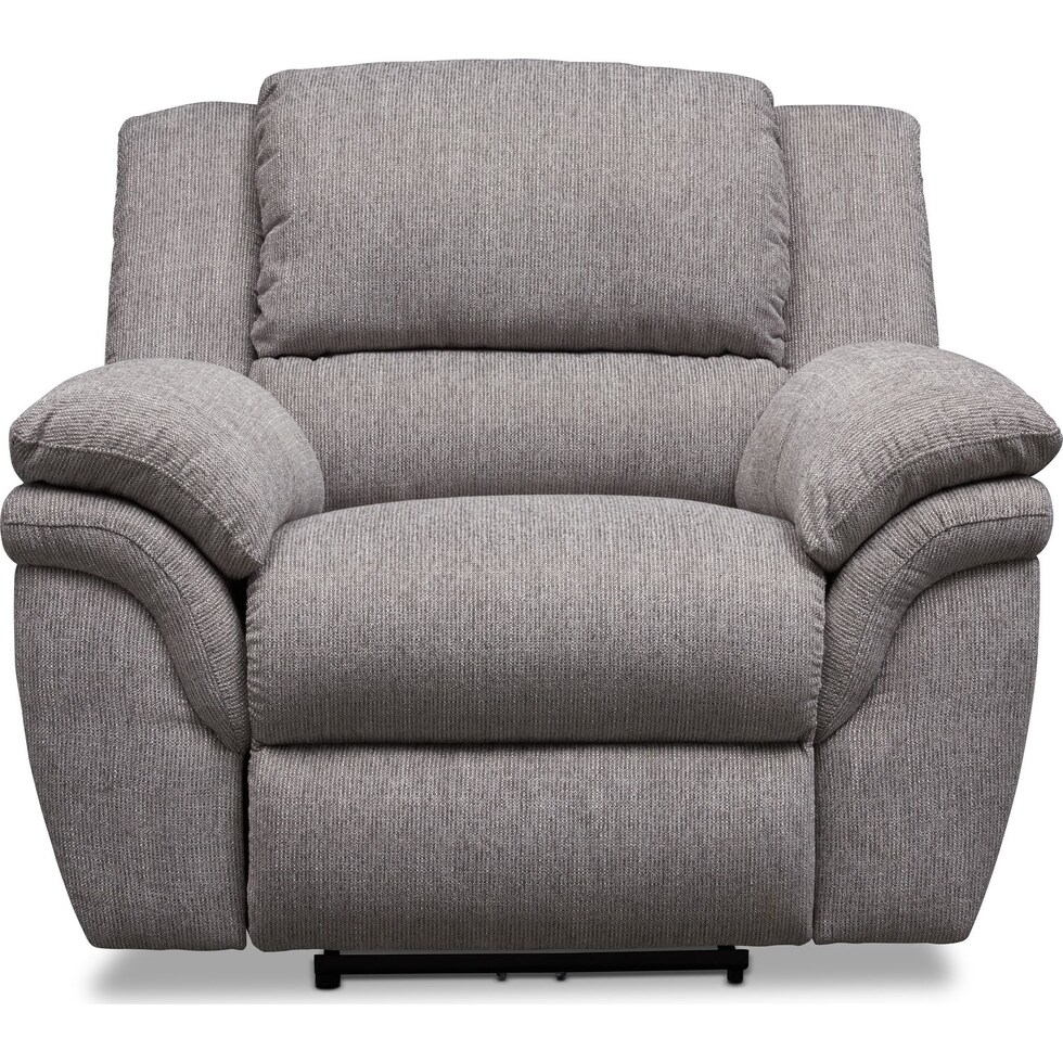 aldo gray  pc manual reclining living room   