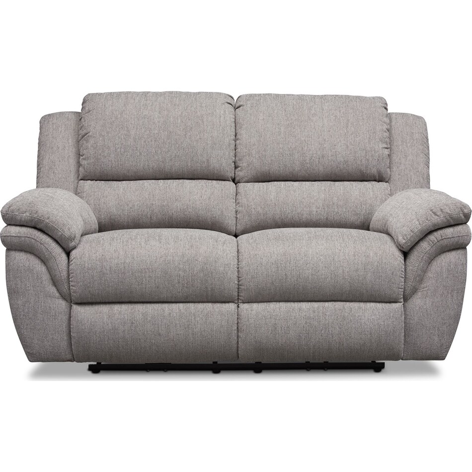 Aldo Manual Reclining Sofa and Loveseat Set | American Signature Furniture