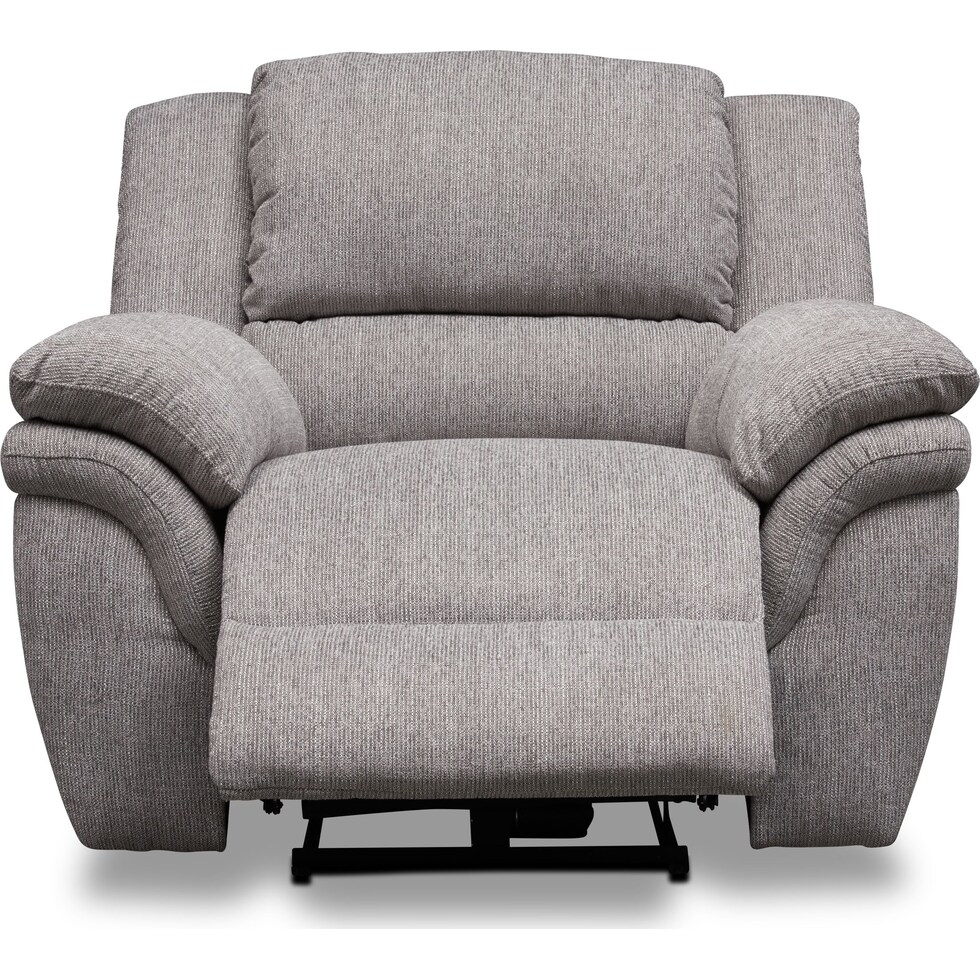 aldo gray  pc power reclining living room   