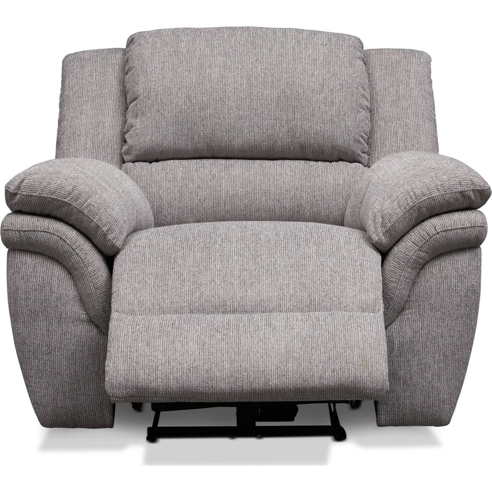 aldo gray  pc manual reclining living room   