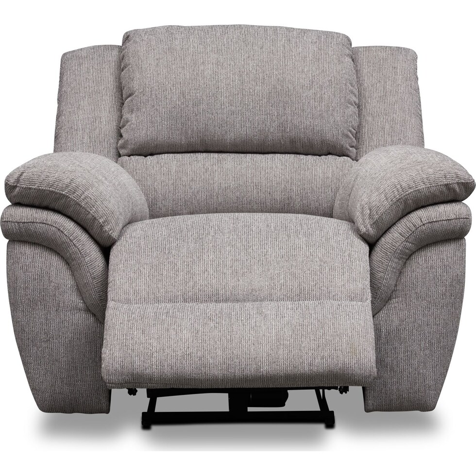 aldo gray  pc power reclining living room   