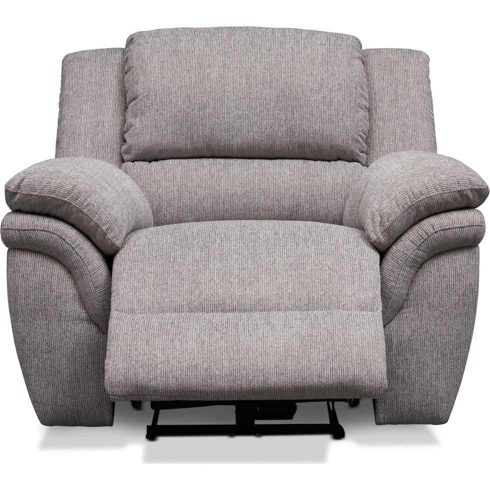 aldo gray manual recliner   